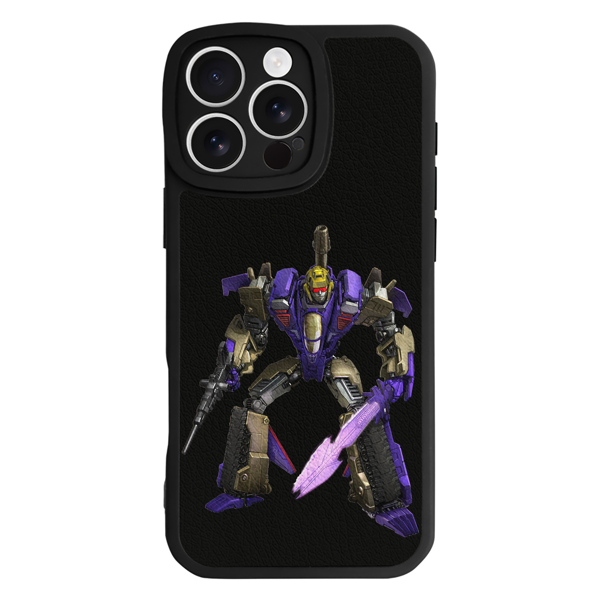 （画像用） Transformers トランスフォーマー 【iPhone 16シリーズ対応】シリコンスマホケース（レザー調） 材質：シリコン